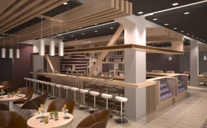 Интериор на Кафе-сладкарница, Бургас 9